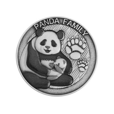 貓熊家族系列紀念幣－圓圓 & 圓寶