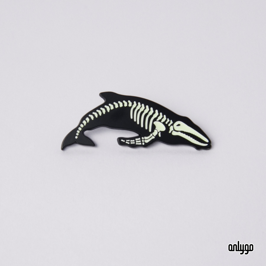 夜光動物徽章－藍鯨- Onlygo 昂里生活創意