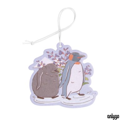 動物圖案香氛片－國王企鵝 × 鼠尾草